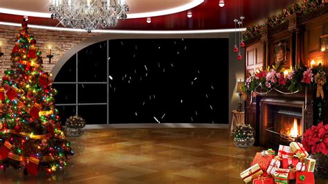 christmas virtual background.